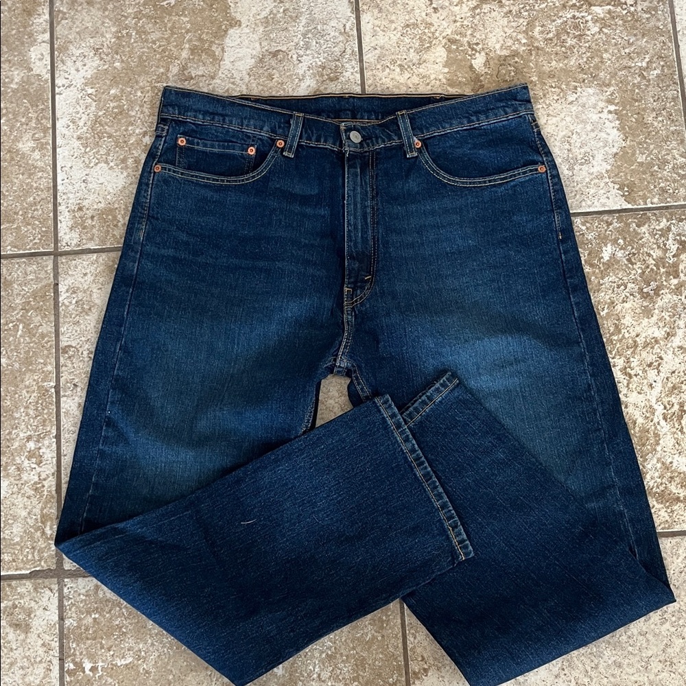 Levi's 505 Dark Indigo Straight Jeans. NWOT